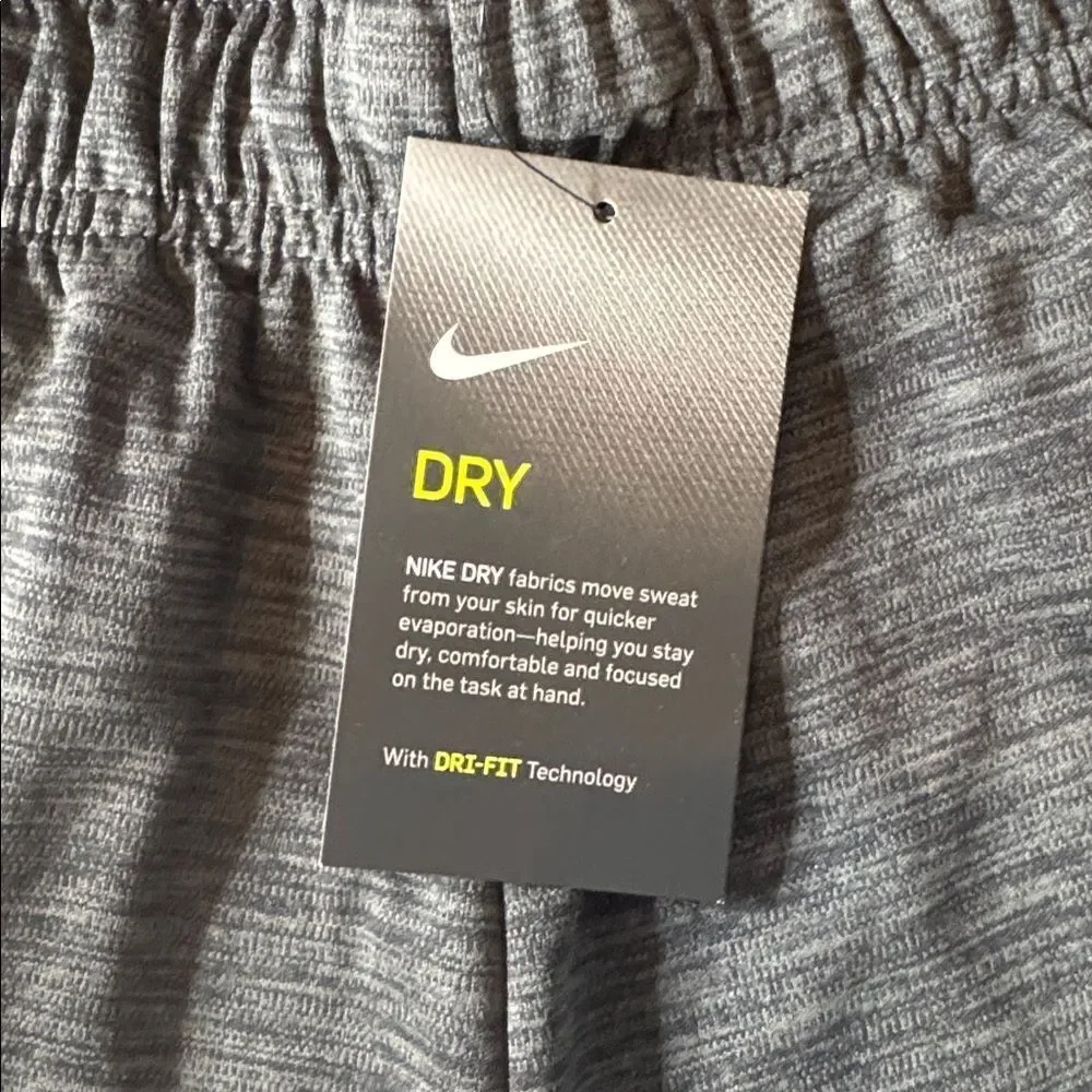 Nike Dry Men’s Gray Training Shorts Standard Fit Size M NWT
